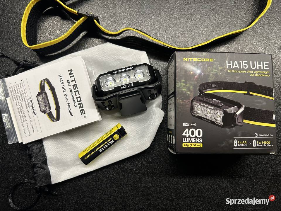 Latarka taktyczna czołowa LED Nitecore HA15 Płock