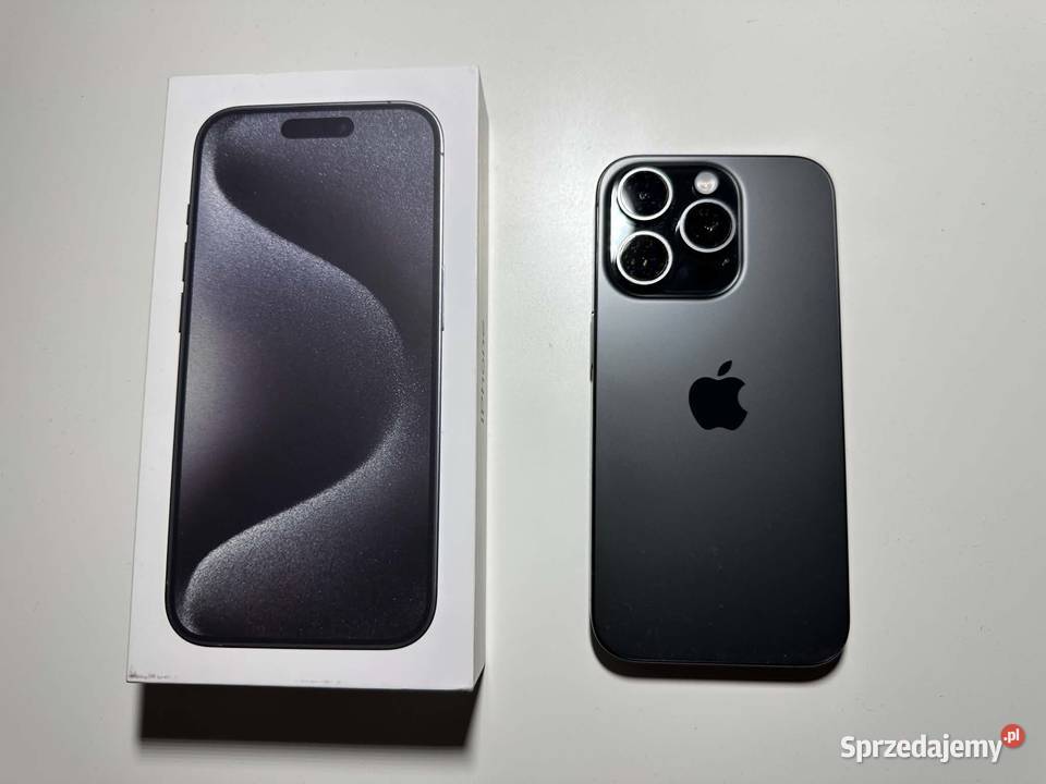 Apple iPhone 15 Pro 128 GB Black Titanium 87 Nowa Sarzyna