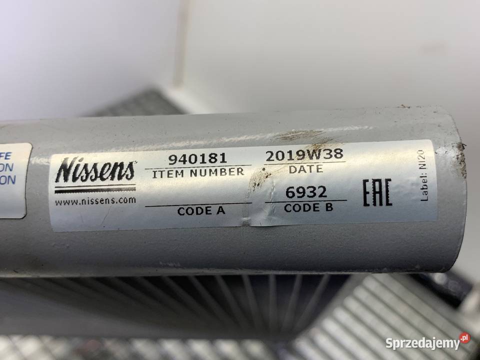 CHŁODNICA KLIMATYZACJI FORD C II 16 105 1019 sprzedam