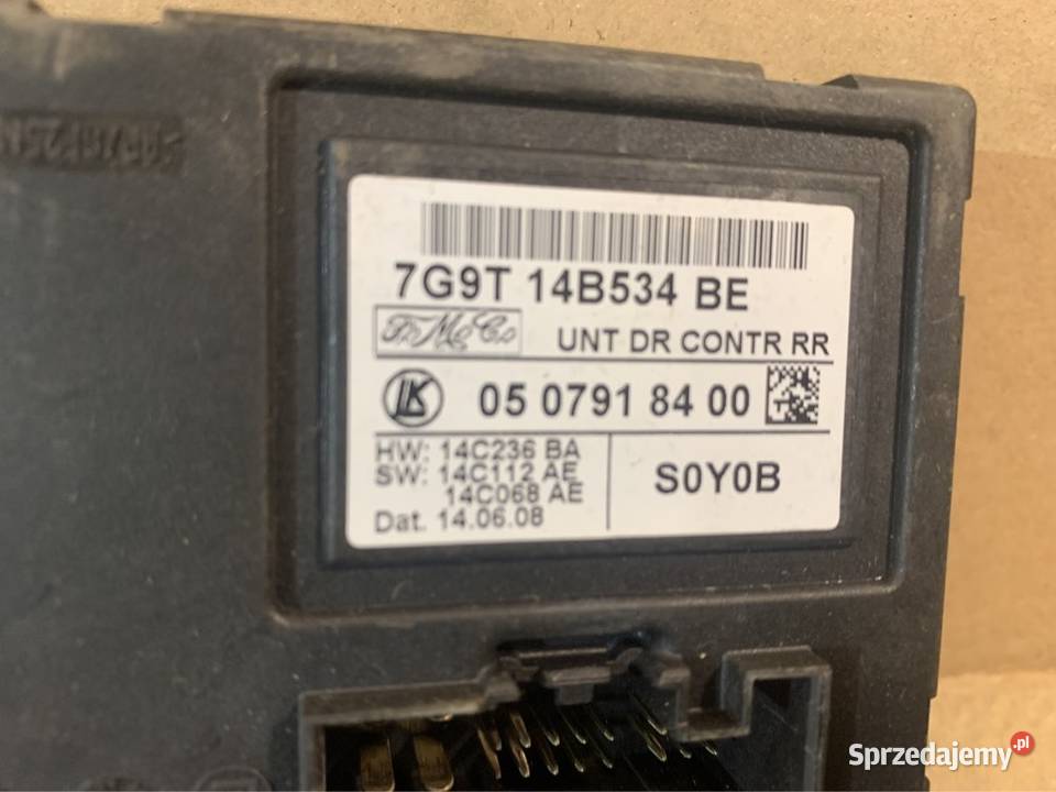 7G9T14B534 moduł drzwi jaguar xf Ford volvo Karoseria Szczecin