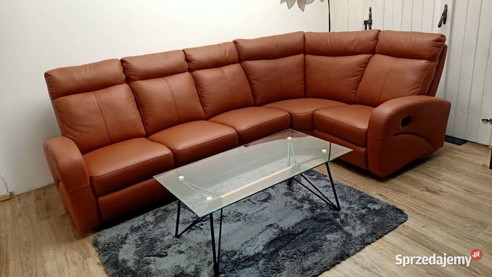 Narożnik 296x184 SKÓRA NATURALNA 100 gruba