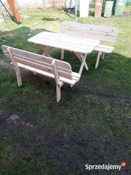 Stół ławki do ogrodu na taras Meble Wieluń