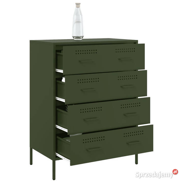 Szafka oliwkowa 68x39x89 stal WM842986 Warszawa sprzedam