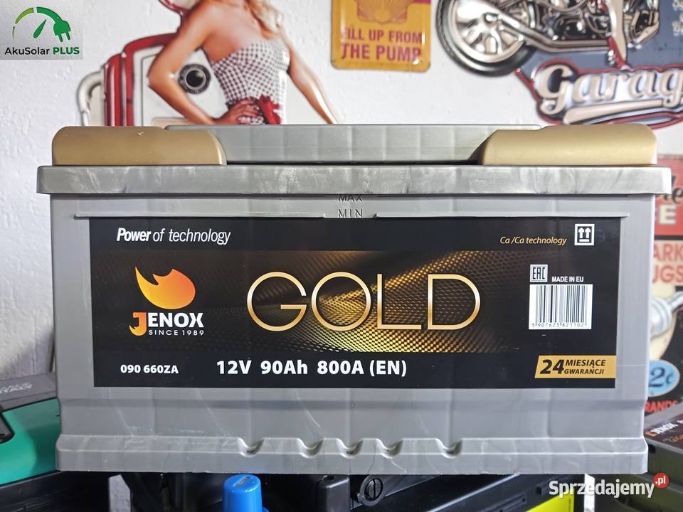 Akumulator 90Ah 800A P Jenox Gold Częstochowa sprzedam