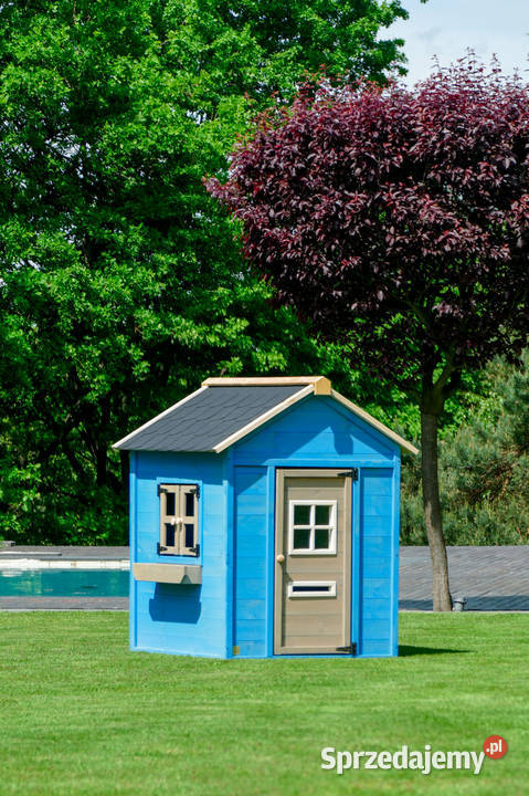 Drewniany domek ogrodowy dzieci Trzemeśnia