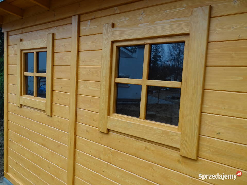 Nowoczesna stodoła domek z drewutnią nowoczesny Piła Pierwsza