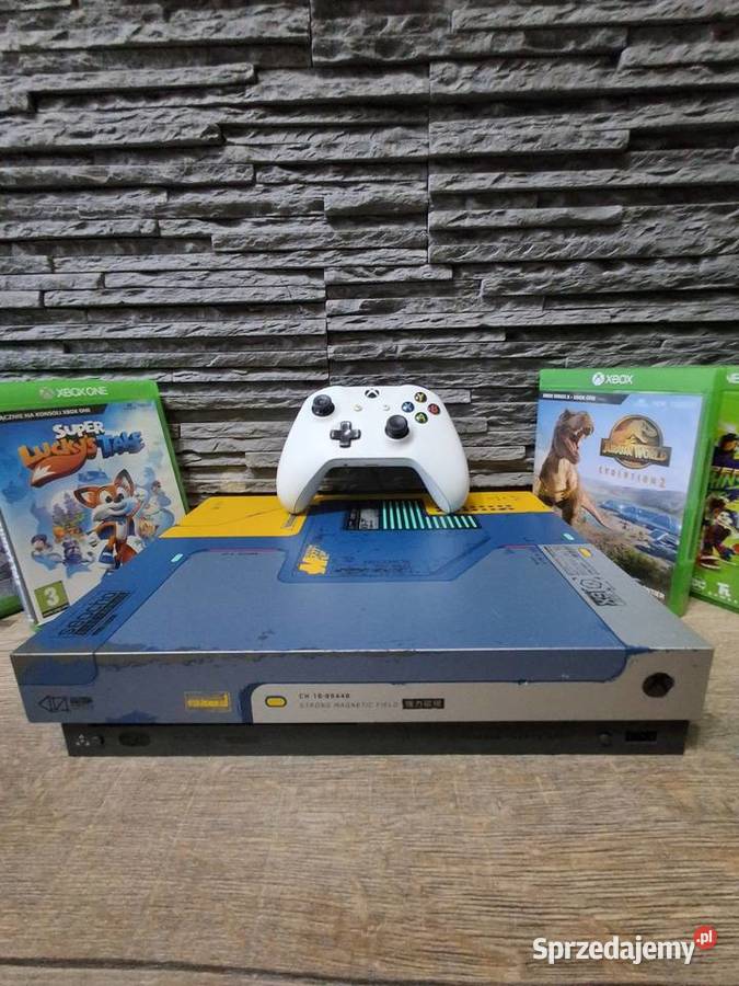 Xbox one EDYCJA LIMITOWANA CYBERPUNK 1TB 2 Pady
