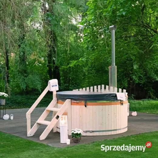 Wanna z hydromasażem opalana drewnem 180 4os Siedlisko