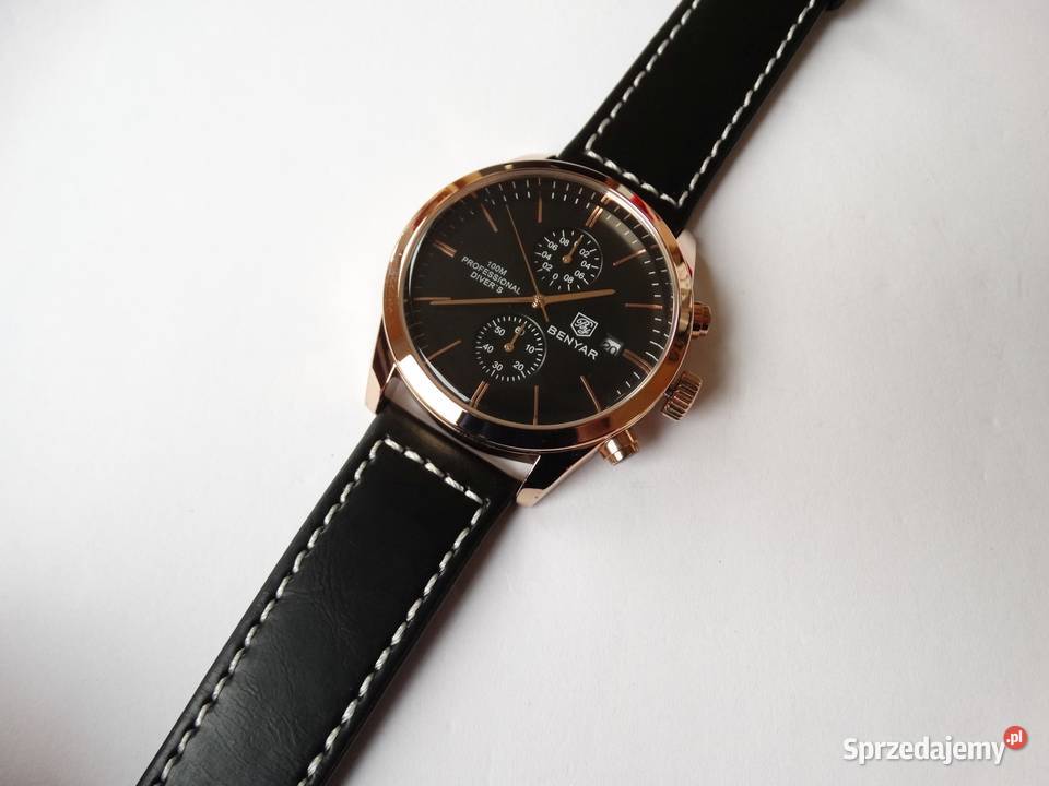 Zegarek kwarcowy Benyar złoty na pasku Gorzów Wielkopolski