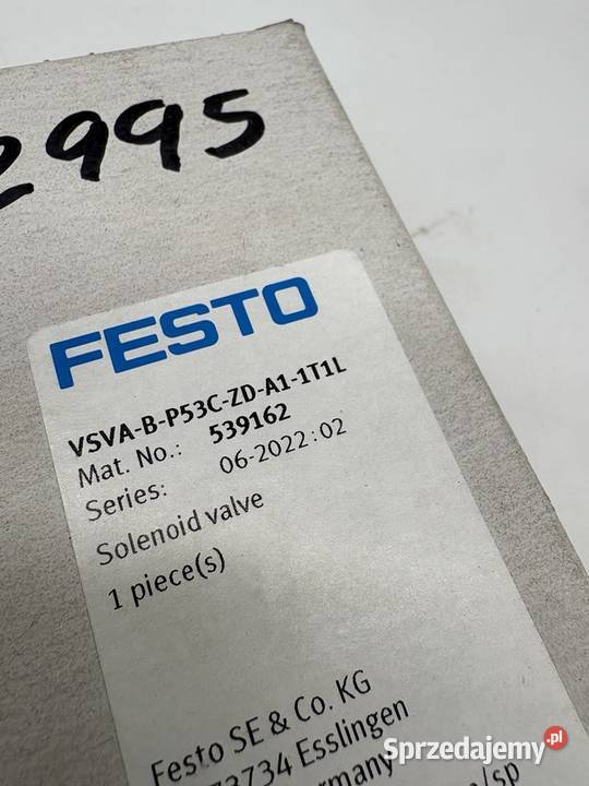 Festo VSVABP53CZDA11T1L 539162 Elektrozawór Warszawa