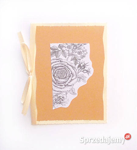 róża kartka w stylu vintage kwiaty kartka w sprzedam