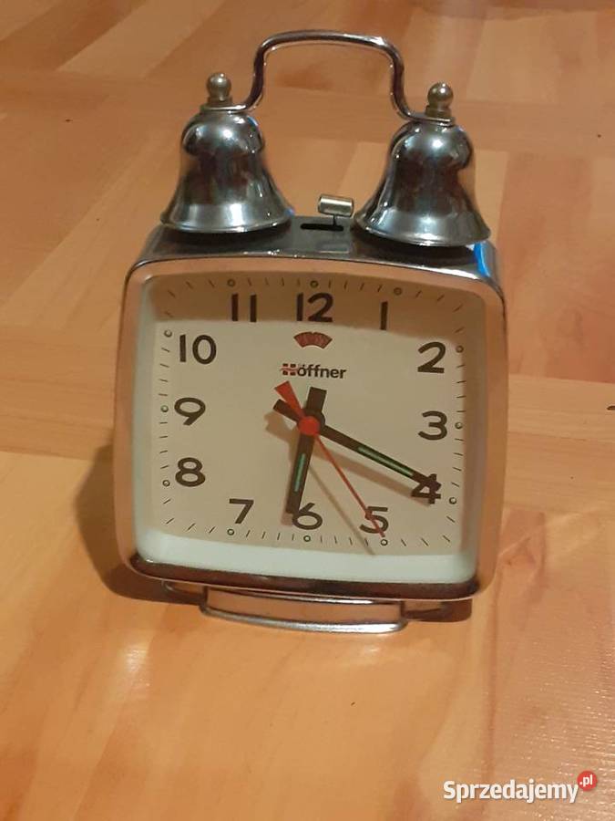 Retro Zegar budzik HOFFNER
