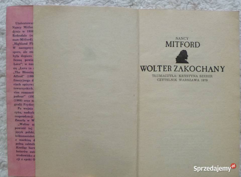 Wolter zakochany Nancy Mitford Warszawa