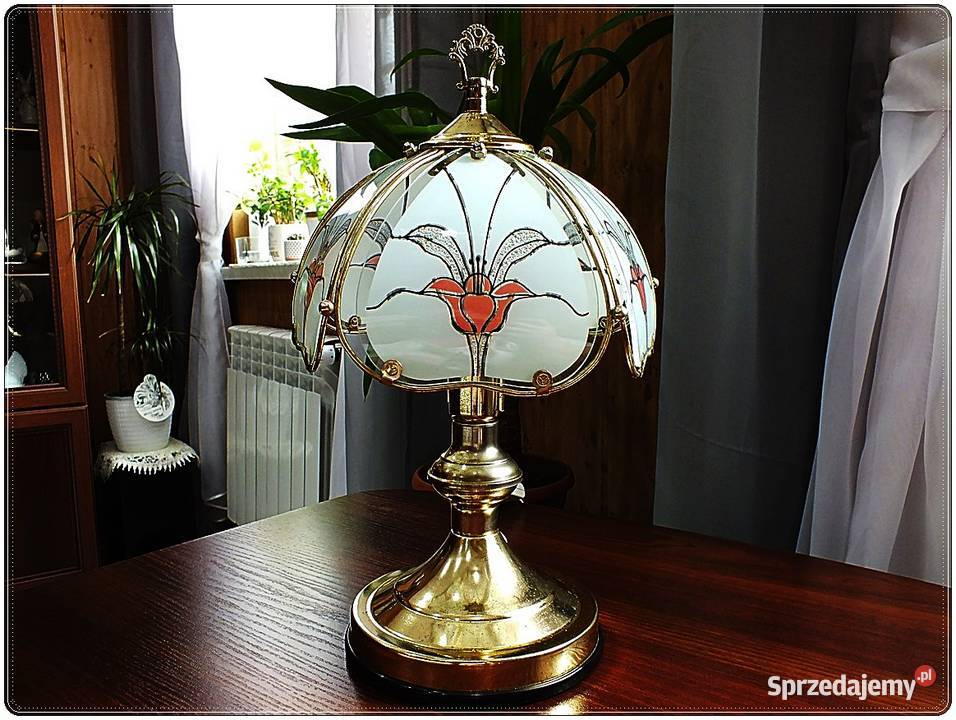 Lampka nocna witraże z lat 7080 XX wieku Retro Żary sprzedam
