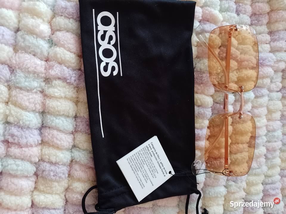 ASOS Bogato zdobione okulary przeciwsłoneczne Kraków sprzedam