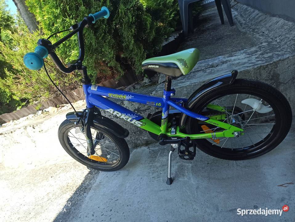 Rowerek DZIECIECY Firmowy ARKUS 16 Kółka Boczne Rowery Wieliczka
