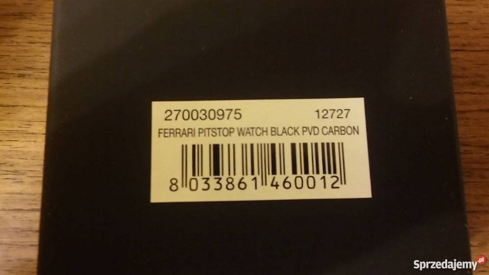 Zegarek FERRARI PitStop Black PVD Carbon na rękę Siemianowice Śląskie