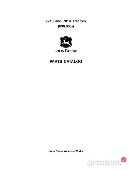 John Deere Ciągniki 6010 6110 6210 JD katalog wielkopolskie Szamotuły