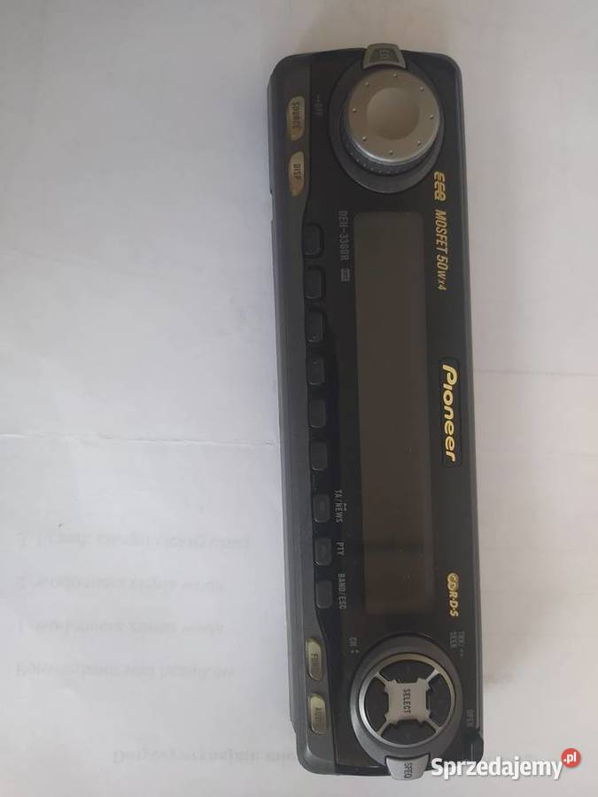 Panel radia samochodowego PIONEER mosfet 50 W x4 Krosno