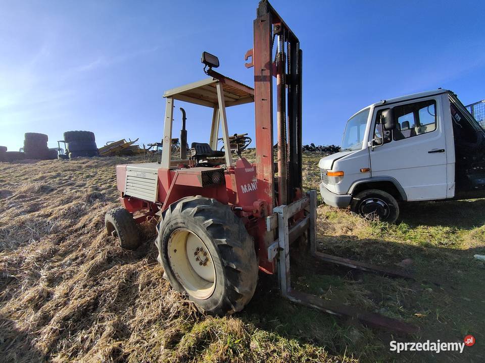 Terenowy Wózek Widłowy Widlak MANITOU MB20C regulowane widły Tymowa