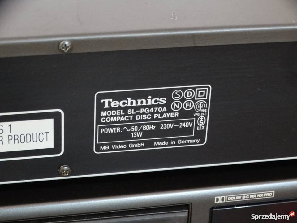 Amplituner z CD Technics SAGX320 pilot Jasło sprzedam