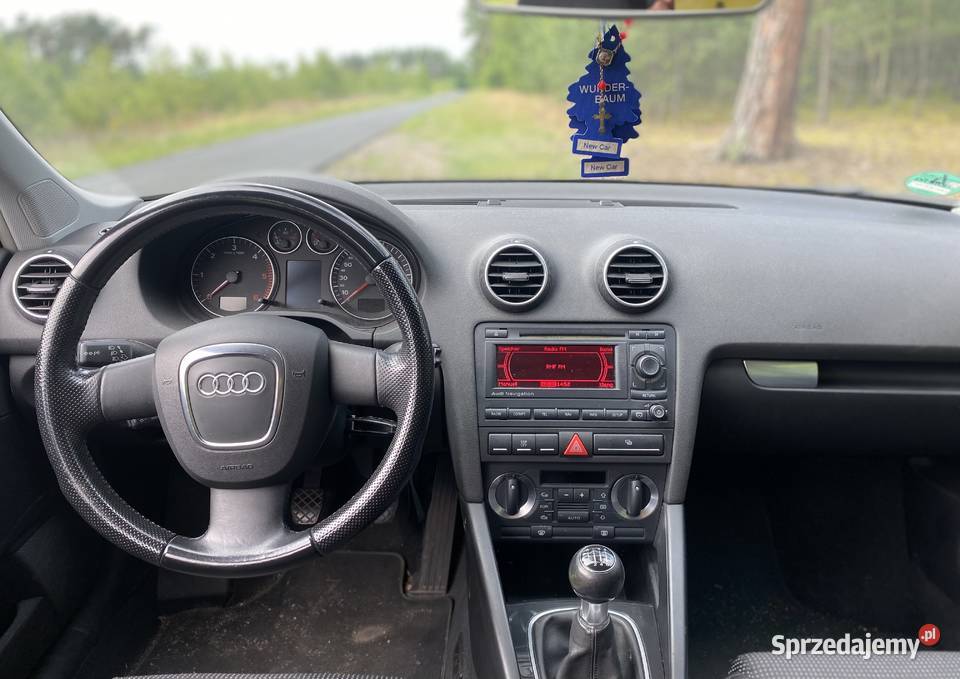 Audi A3 20 TDI Sportback DPF Ambiente Rok produkcji 2007 Gubin