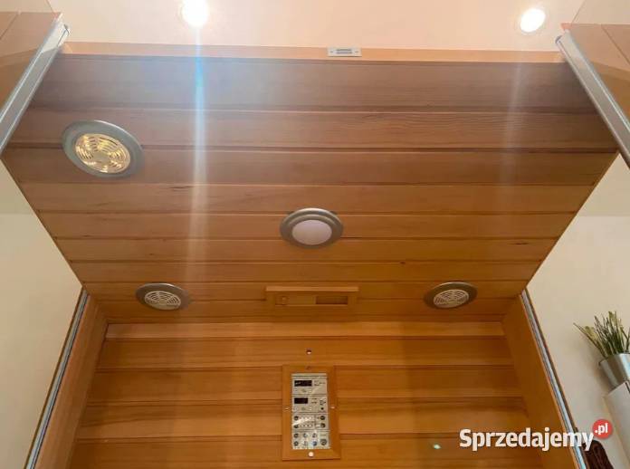Sauna kabina na podczerwień infrared SZKLANA Gdynia sprzedam