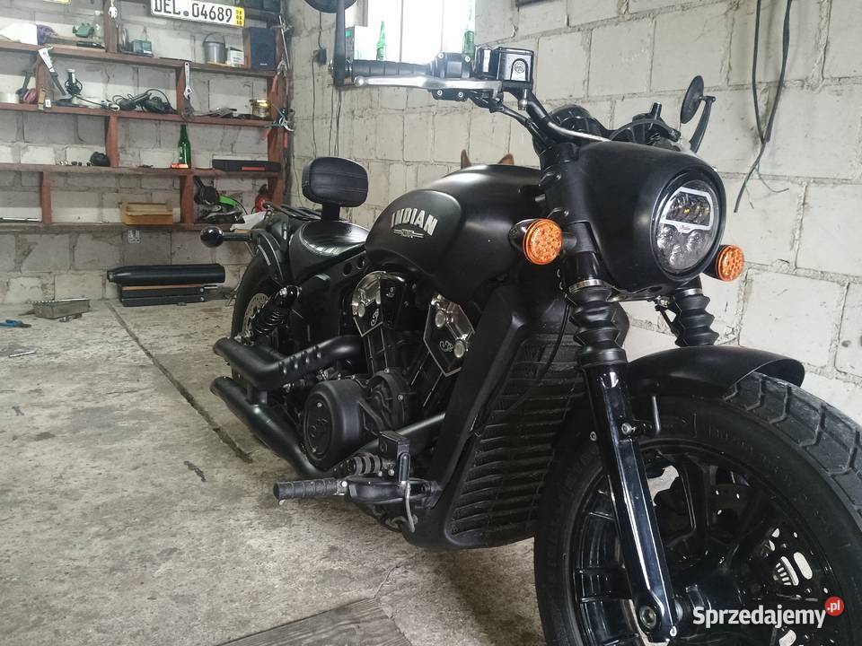 Indian scout 1200 bobber Polski salon 14000km Łomża