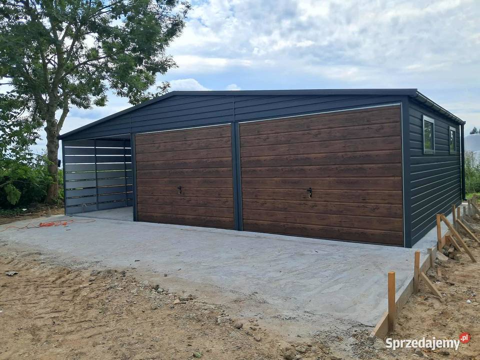 GARAŻ BLASZANY WIATA 6x6 3x6 mazowieckie