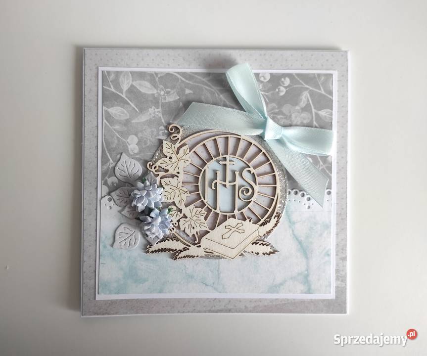 Kartka okolicznościowa ręcznie robiona na Łódź