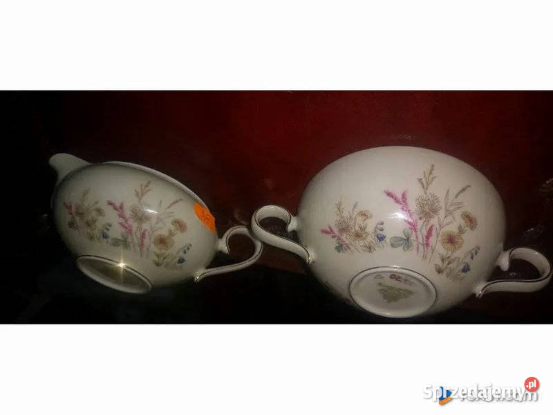 Filiżanka do herbaty z talerzykiem deserowym Gdańsk sprzedam