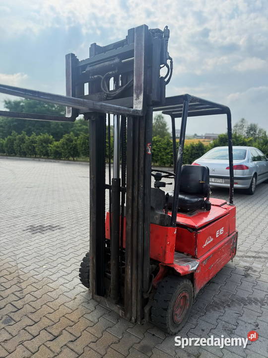 wózek widłowy elektryczny LINDE E16 Triplex 520m