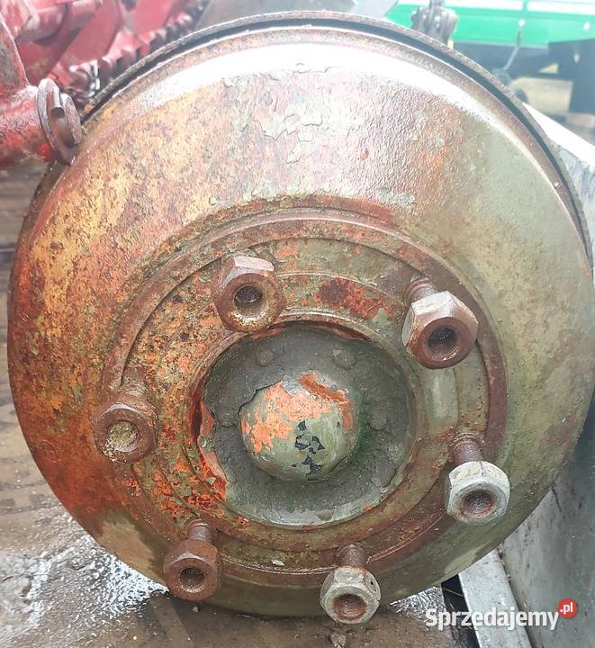 Sprzedam oś przyczepy szeroka z hamulcem Ryki