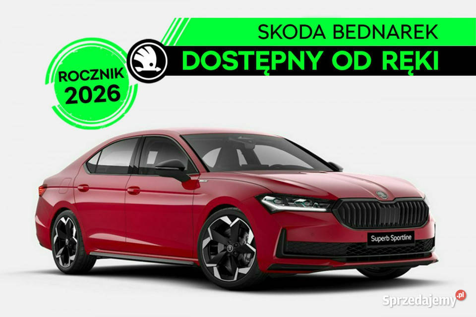 koda Superb Sportline 20 TSI 265 DSG 4x4 IV 2023 isofix łódzkie Łódź sprzedam