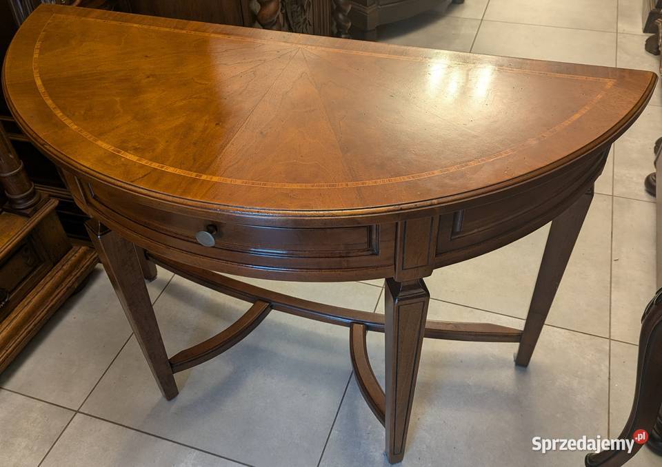 Piękna włoska konsola orzechowasklep Dąbrowa Antyki, Sztuka, Kolekcje