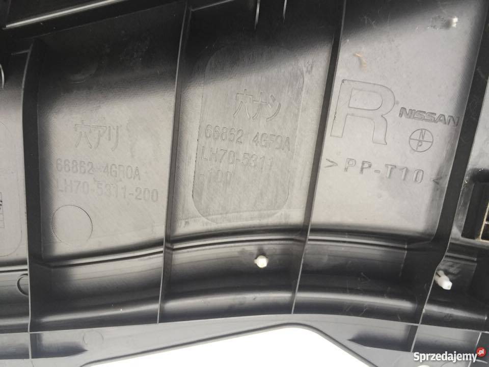 PODSZYBIE ZEWNĘTRZNE KOMPLETNE INFINITI Q50 osobowe Karoseria Nowy Tomyśl