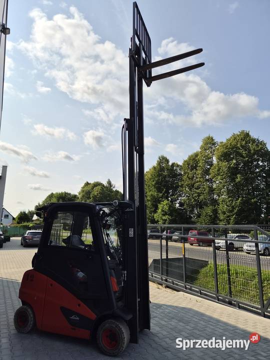 wózek widłowy LINDE H20 triplex pełna kabina lubelskie Biłgoraj