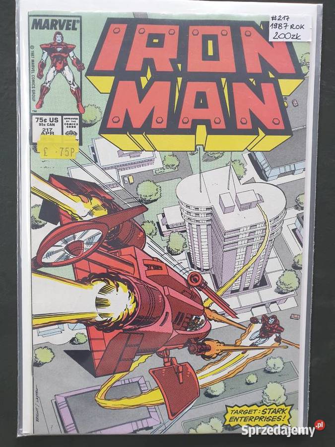 Iron Man 5 oryginalnych komiksów Marvel USA Gdynia