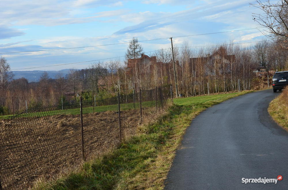 Poręba Radlna budowlanorolna 47 arów uzbrojona małopolskie Poręba Radlna