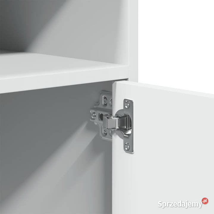 Szafka na kółkach biała 60x48x81 materiał Warszawa