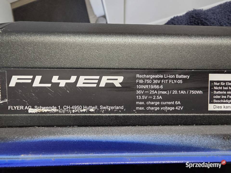 Rower elektryczny FLYER UprocX 610 FULL750Whrama Jelenia Góra