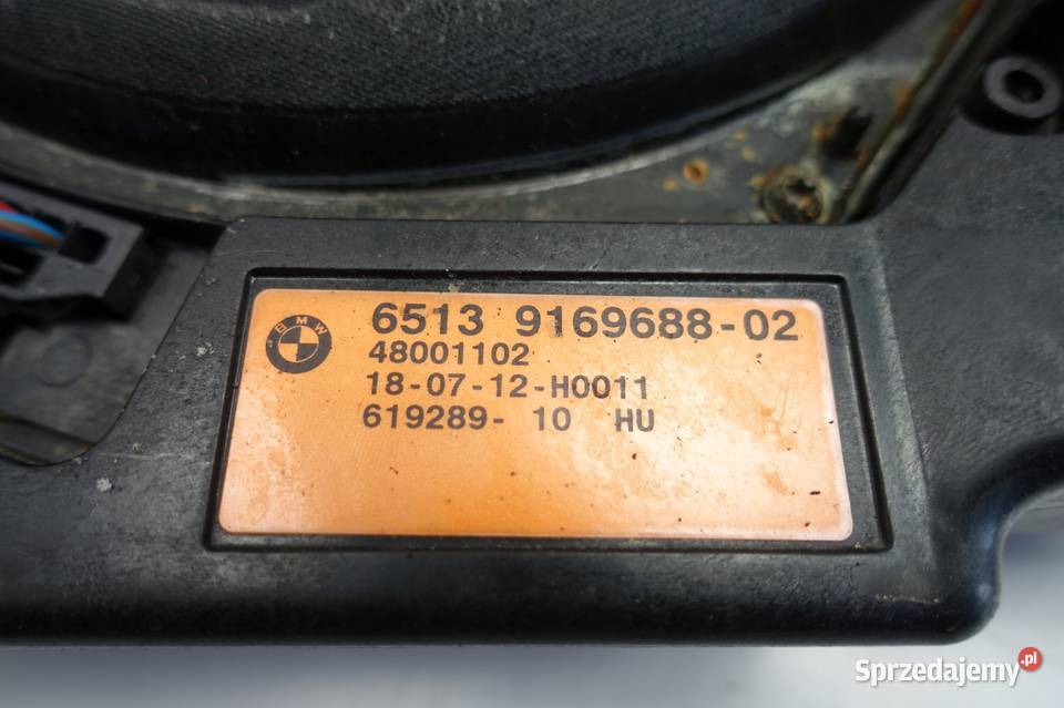 BMW F10 535 GŁOŚNIK BASOWY prawy przód 9169688 lubelskie Janów