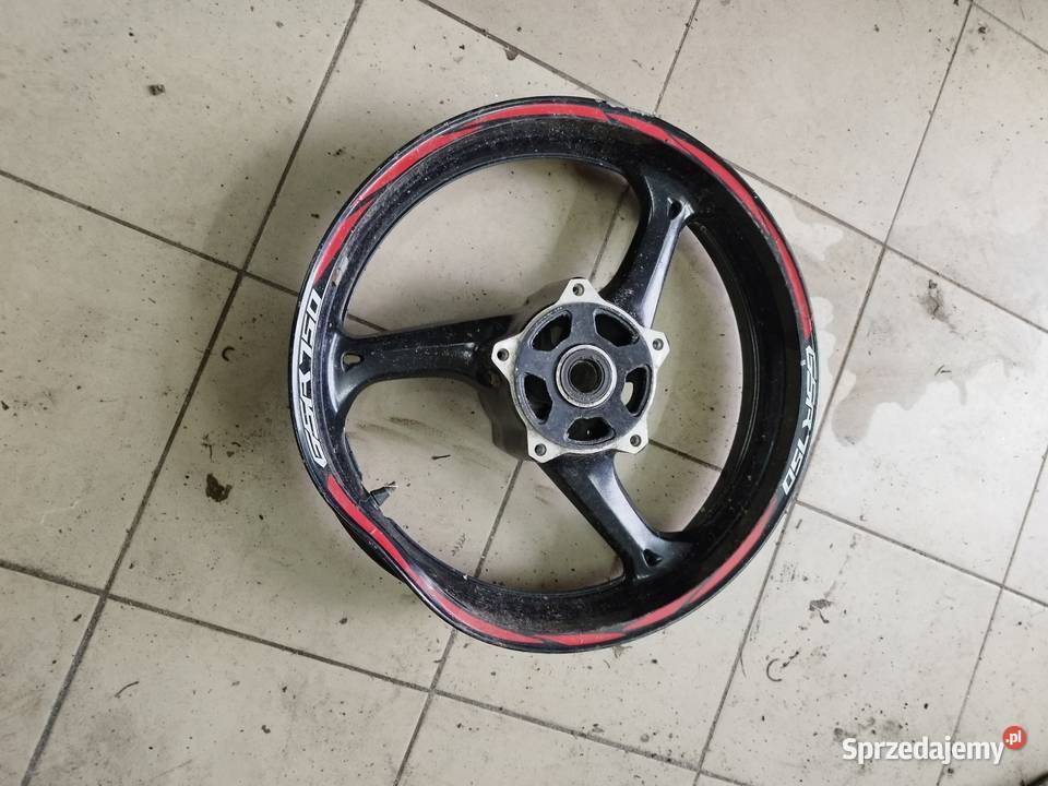 Felga przód Suzuki GSR 750 uszkodzone wielkopolskie Słodków-Kolonia sprzedam