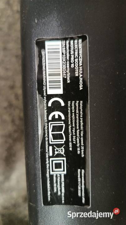 Hulajnoga elektryczna Motus Pro 10 Katowice