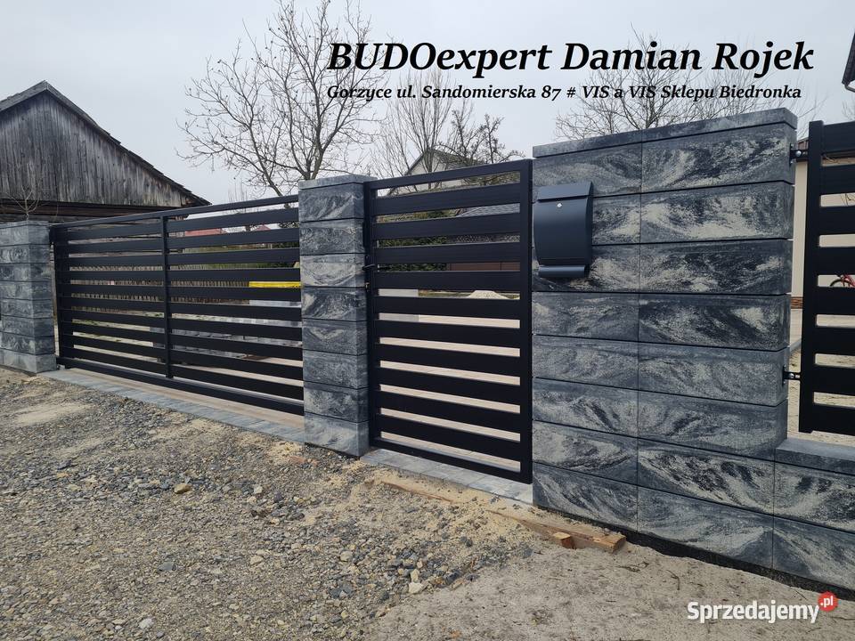 Nowoczesne ogrodzenie modułowe STYROBUD FINI Lublin