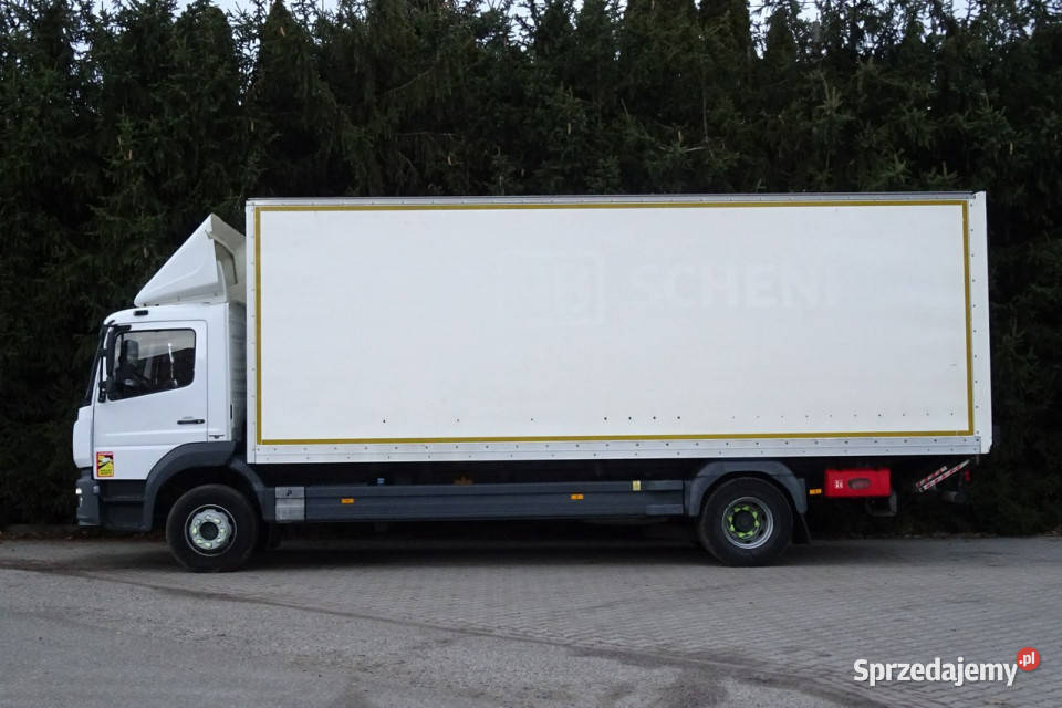 Mercedes Atego 1621 Euro 6 kontener z windą 252 pełny VAT Samochody ciężarowe mazowieckie Góra Kalwaria