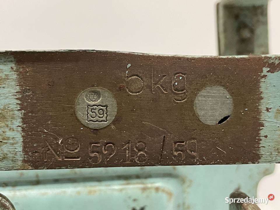 Waga szalkowa 5 Sułkowice 1959 Kraków