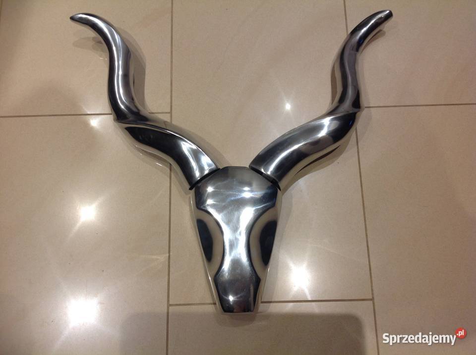 Rogi Poroże Srebrne Aluminiowe Dekoracja Ścienna lubuskie