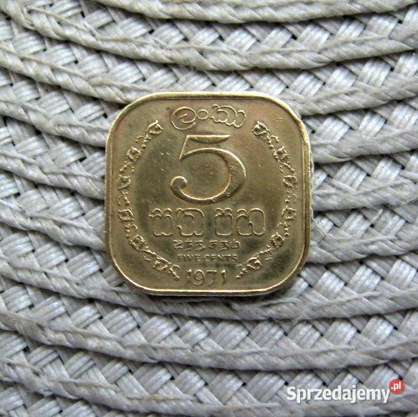 Cejlon 5 Cent 1971r Kalisz