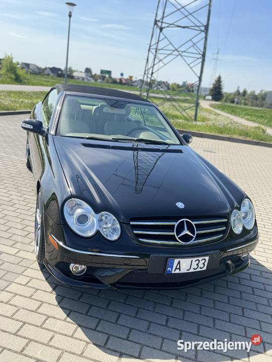 MercedesBenz CLK550 V8 388HP 2007r KABRIOLET automatyczna CLK Płock sprzedam